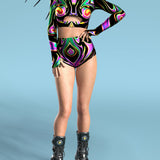 Dark Liquid Long Set