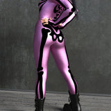 Pink n Black Bossy Skeleton Costume