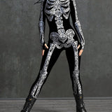 La Muerte White Skeleton Costume
