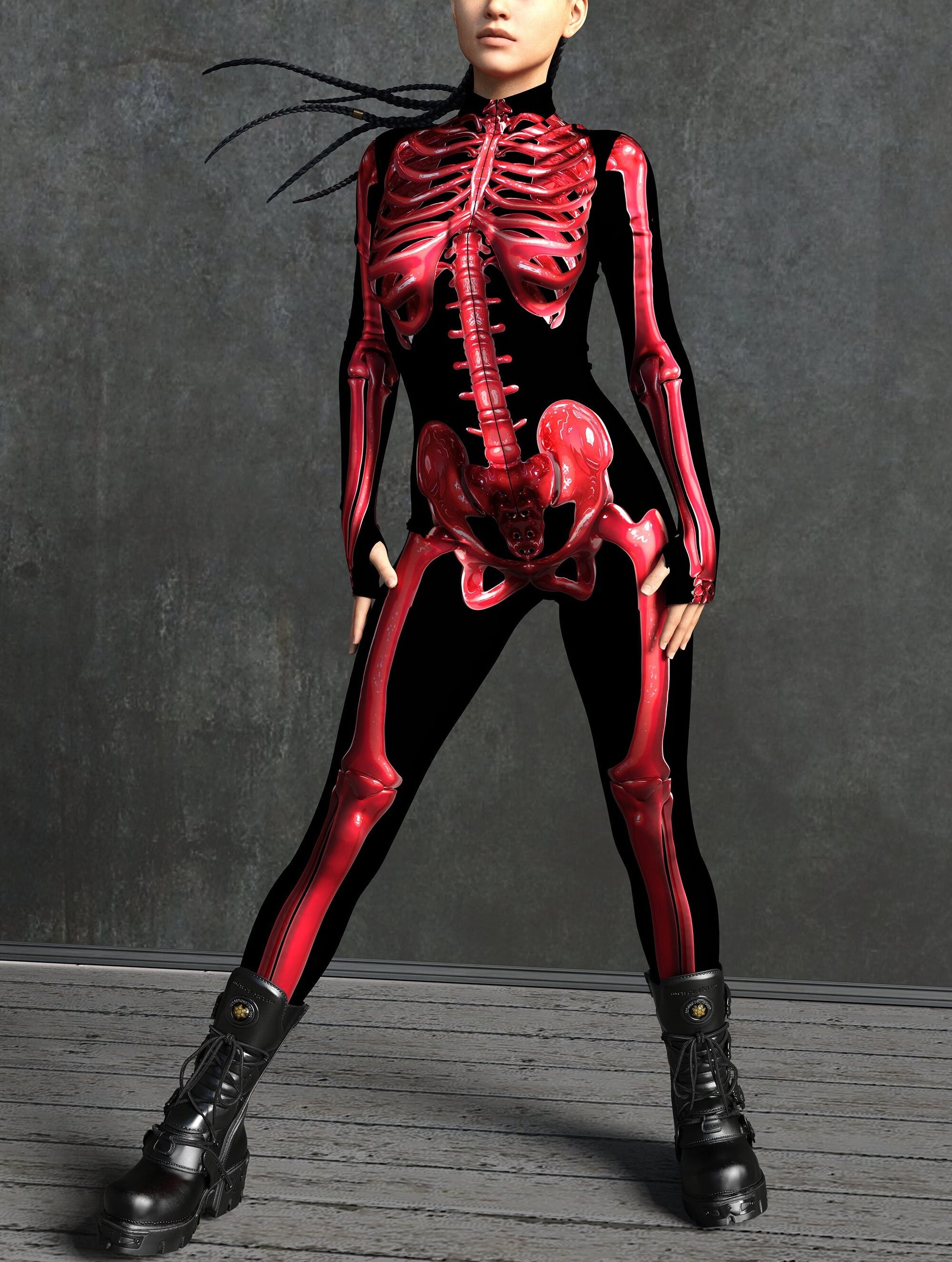 Blood Candy Skeleton Costume 2