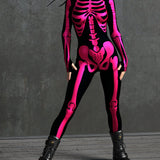 Red Bossy Skeleton Costume