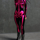 Red Bossy Skeleton Costume