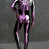 Pink Bossy Skeleton Male Costume