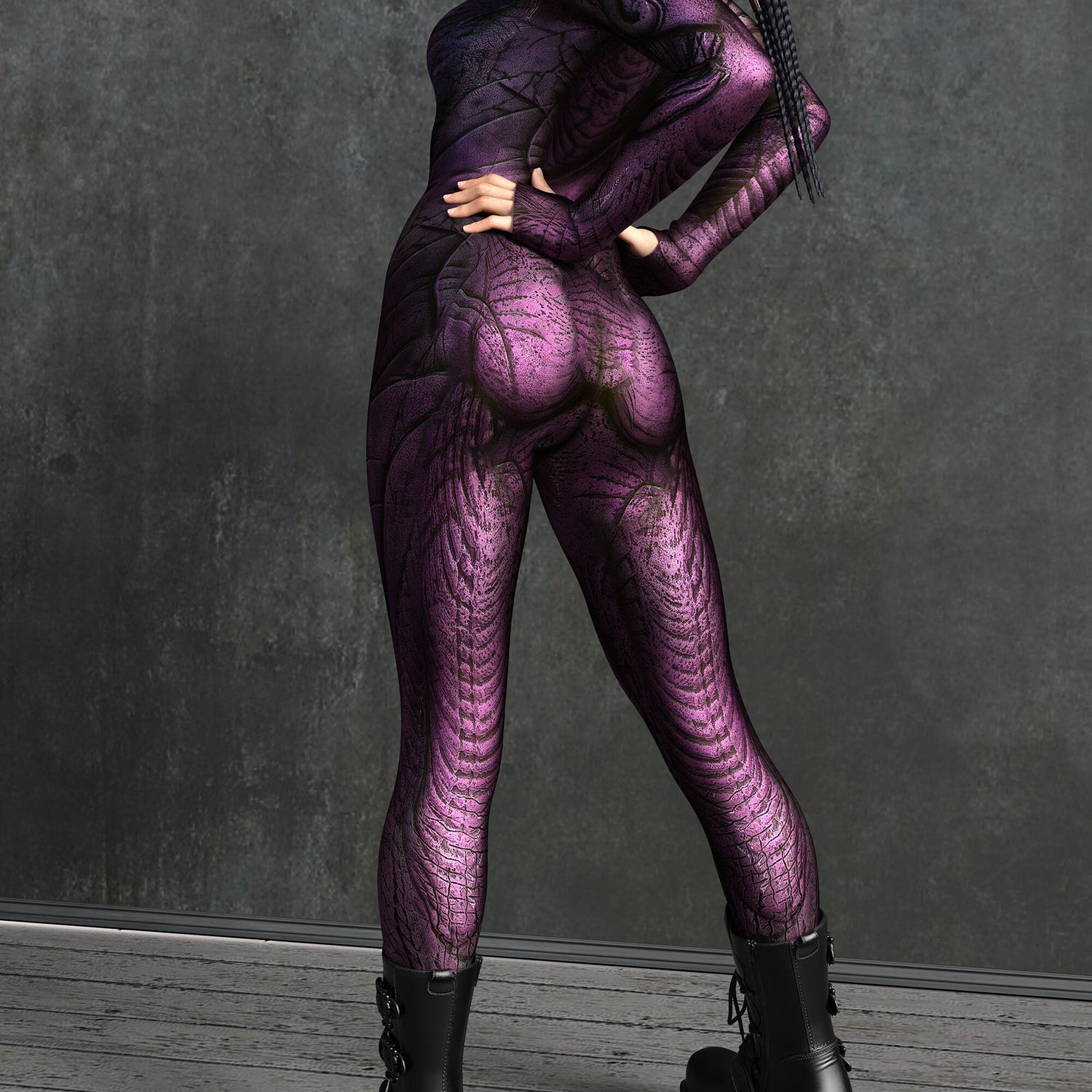 Wood Demon Purple Costume 3
