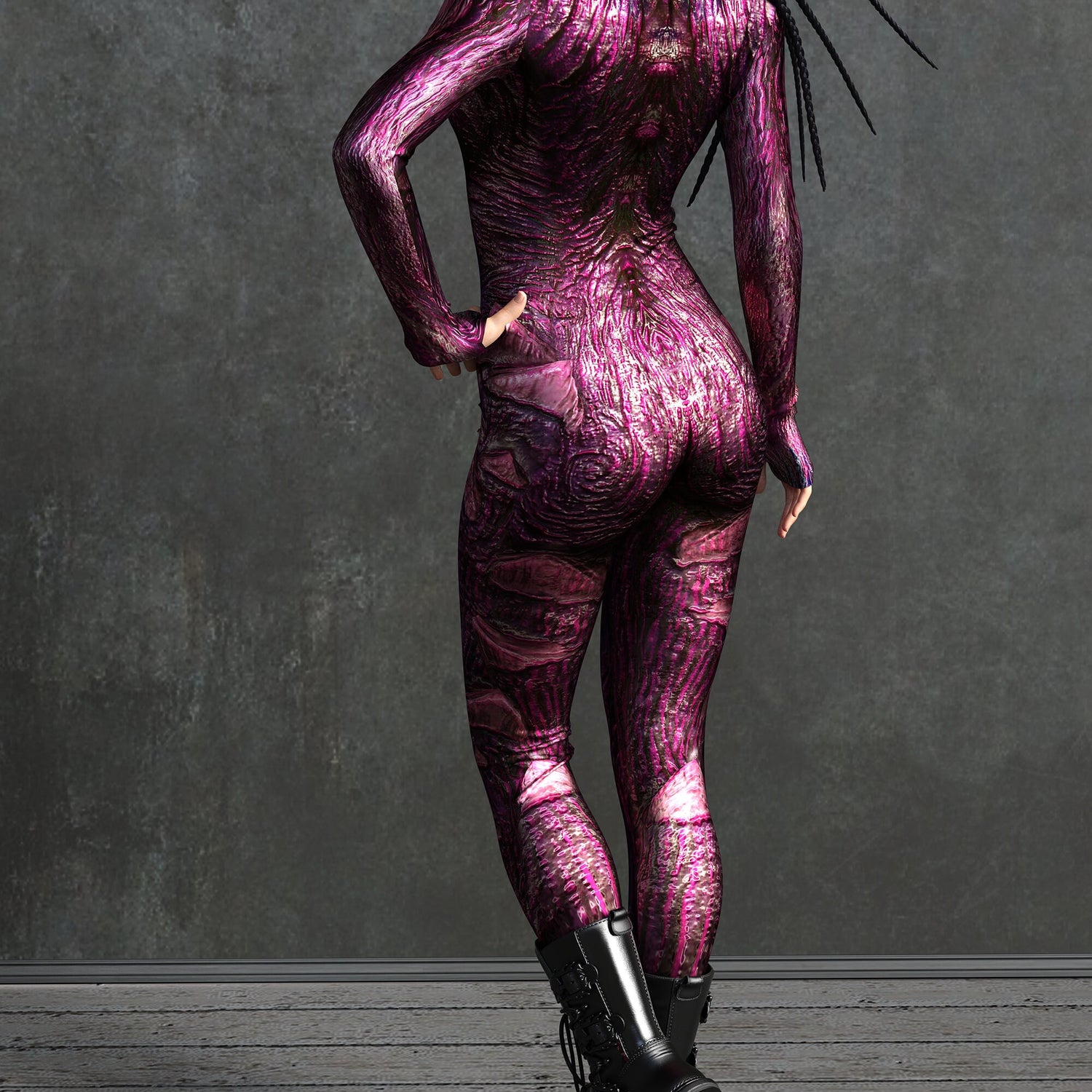 Mokujin Demon Magenta Costume 3