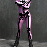 Pink n Black Bossy Skeleton Costume