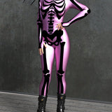 Pink n Black Bossy Skeleton Costume