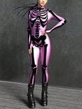 Pink n Black Bossy Skeleton Costume