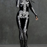 La Muerte White Skeleton Costume
