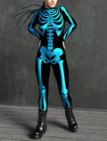 Blue Bossy Skeleton Costume