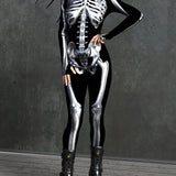 Silver Candy Skeleton Costume