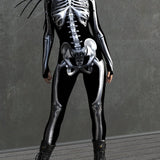 Silver Candy Skeleton Costume
