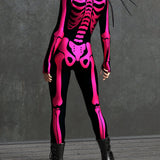 Red Bossy Skeleton Costume