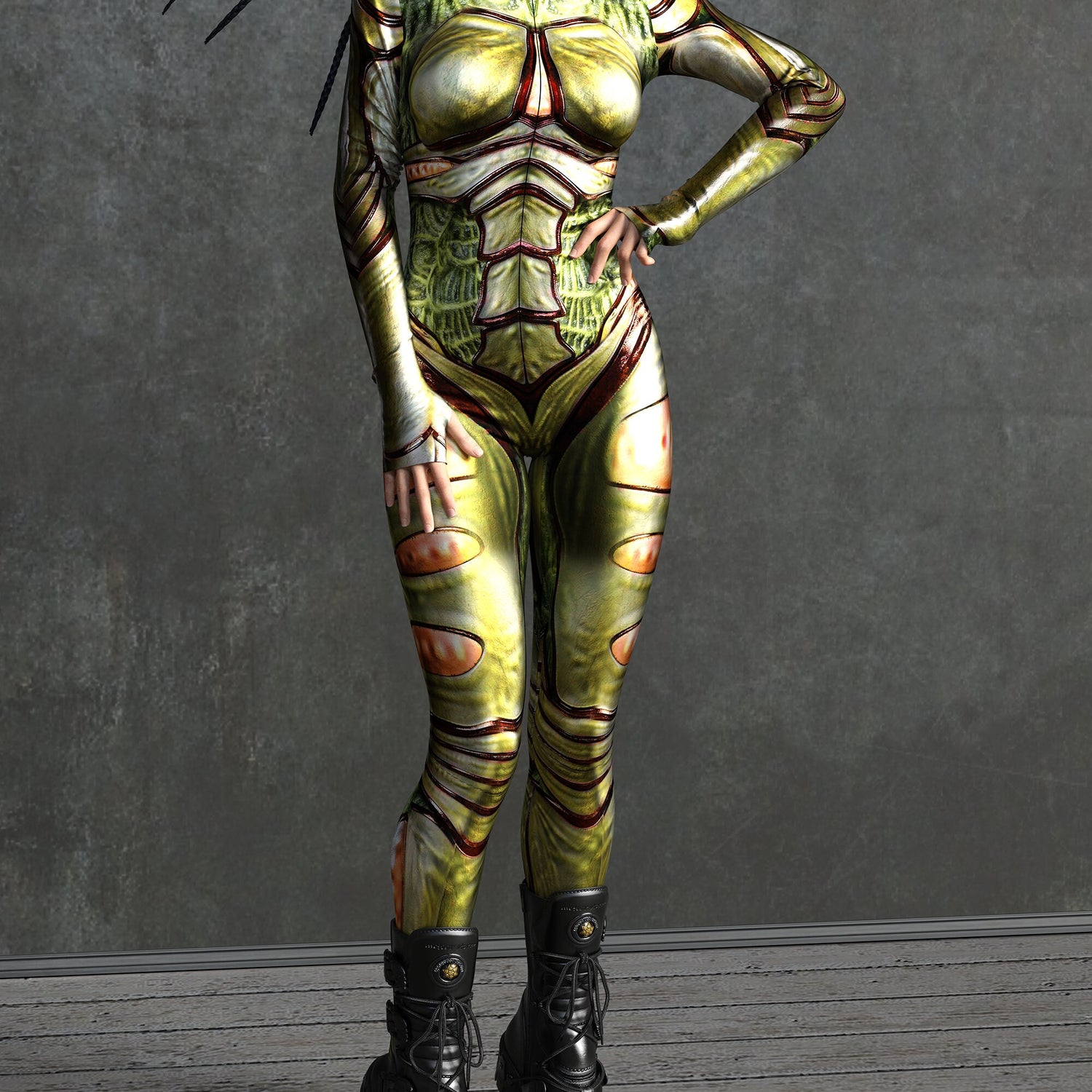 Moth Lady Costume Lycra