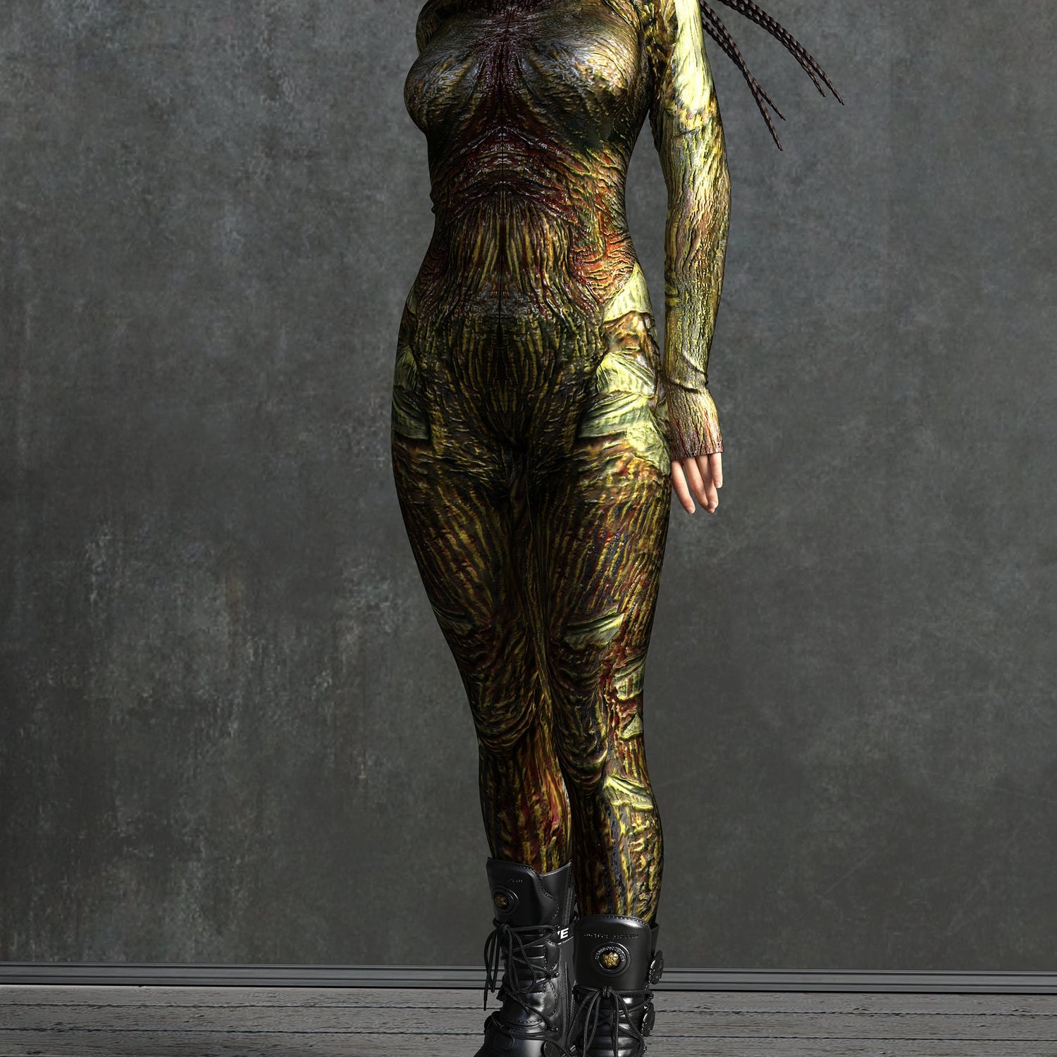Women Mokujin Demon Costume