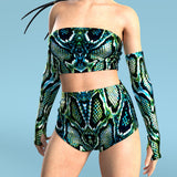 Green Anaconda Tube Top