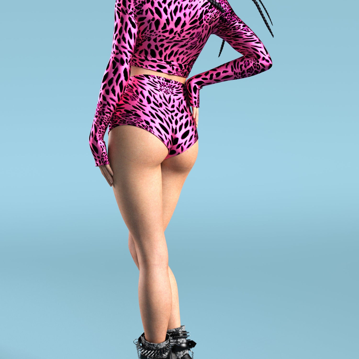 Pink Leopardy LB Set Pink