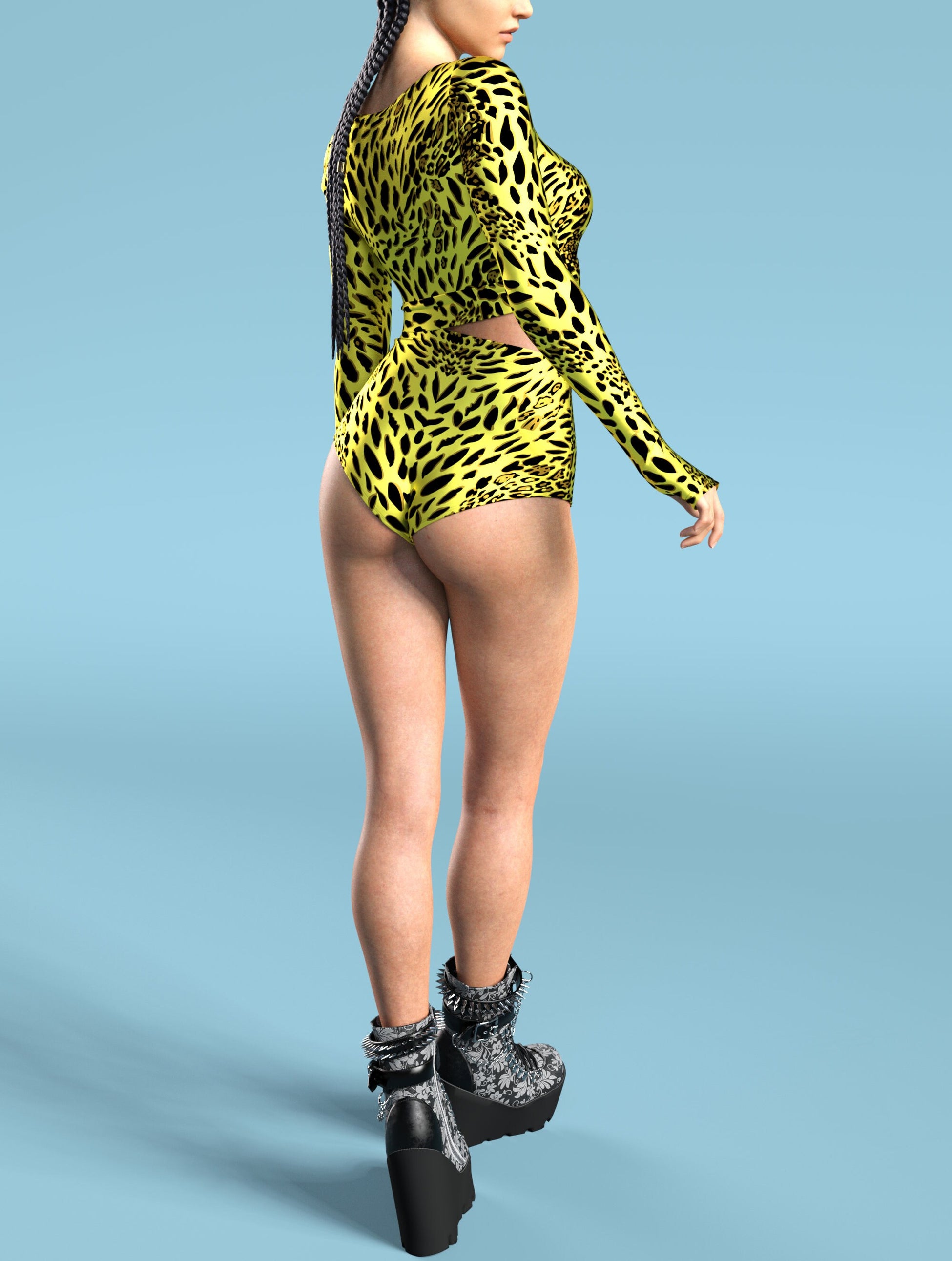 Yellow Leopardy LB Set 2