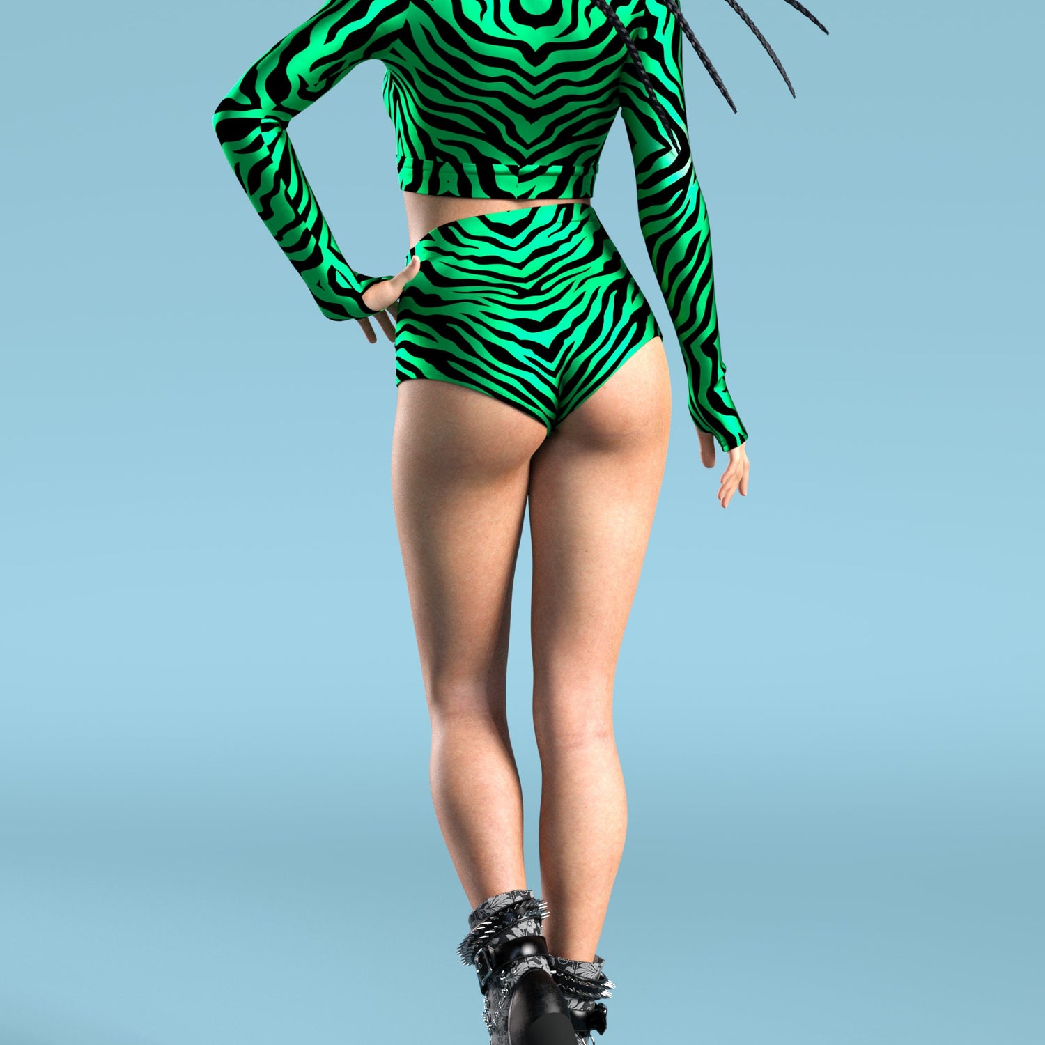 Green Zebry LB Set Green