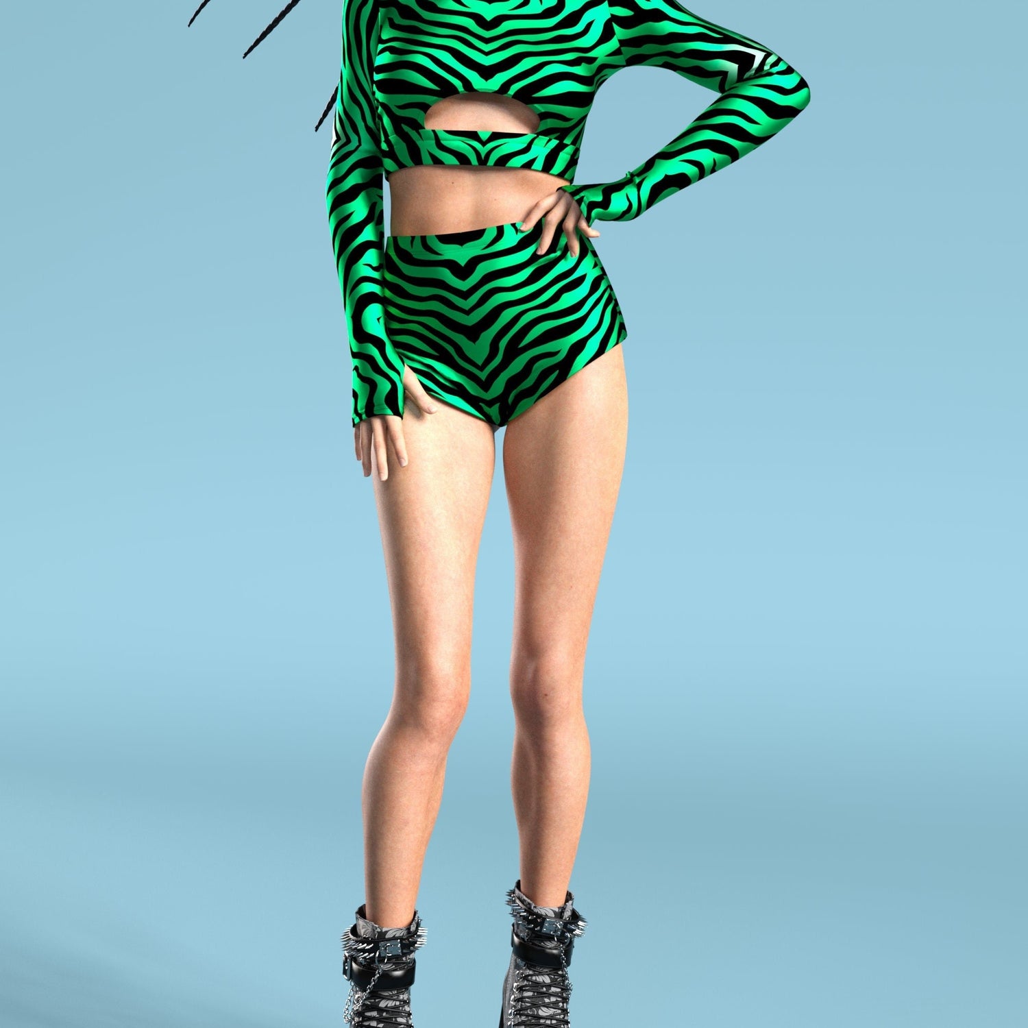 Green Zebry LB Set
