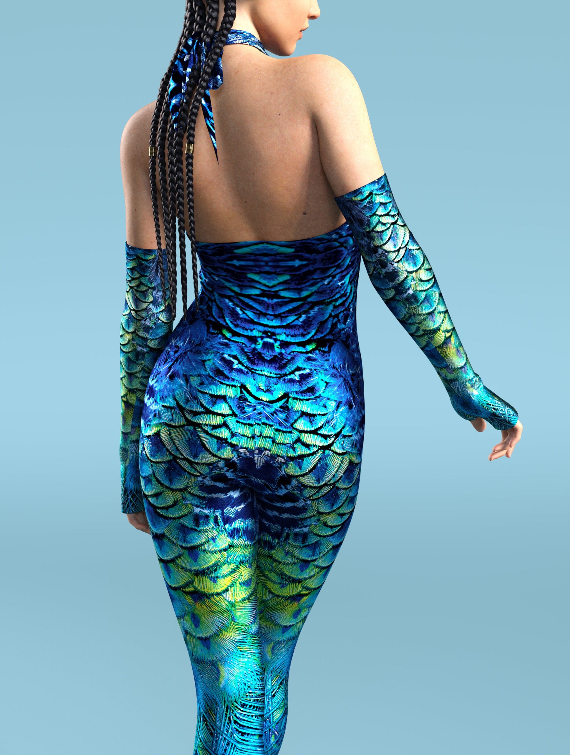 Peekok Neck Tie Costume 2