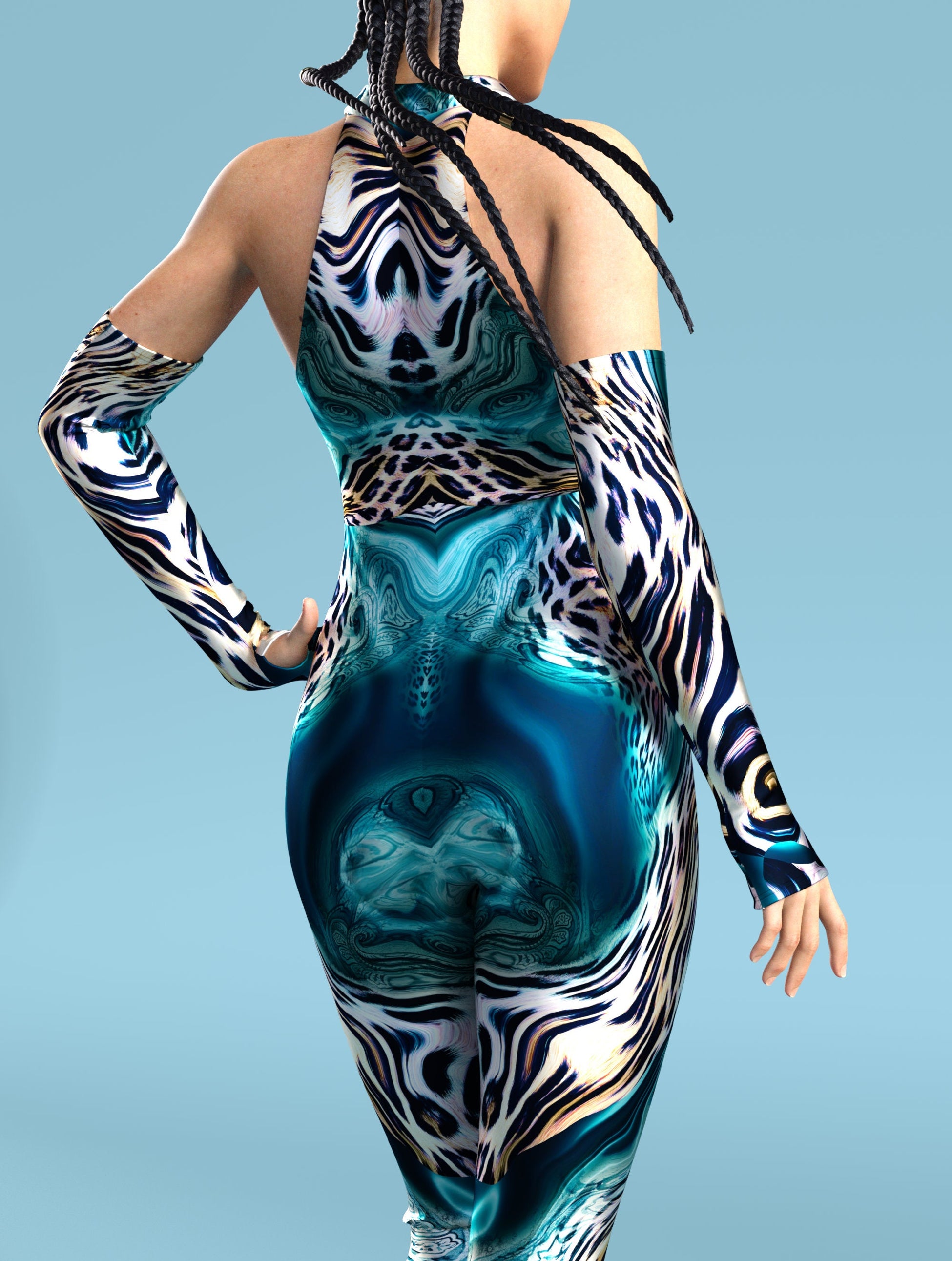 Sea Tiger Rave Costume 2