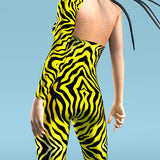 Yellow Zebry Asymmetrical2 Costume