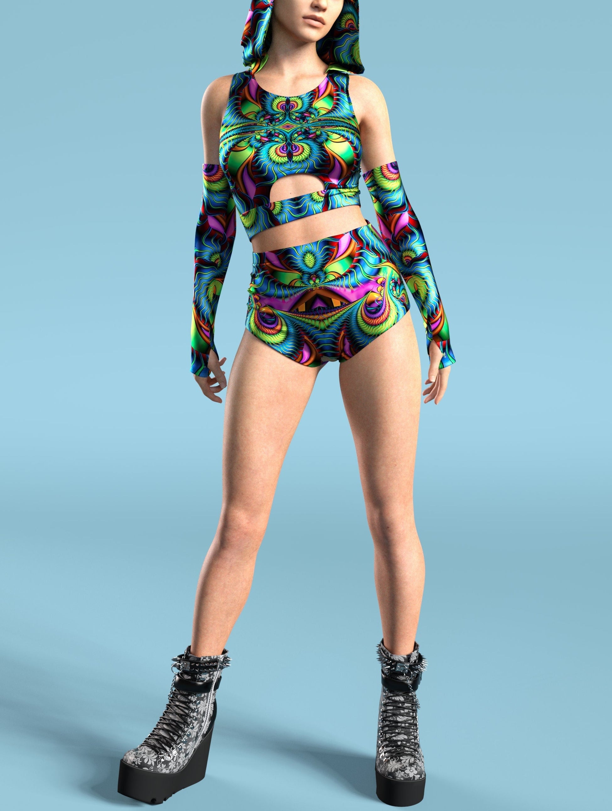 Illusion Tunnel Hooded Set 2