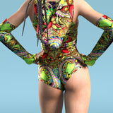 Lost in the Grasshopper Hooded Belt Top