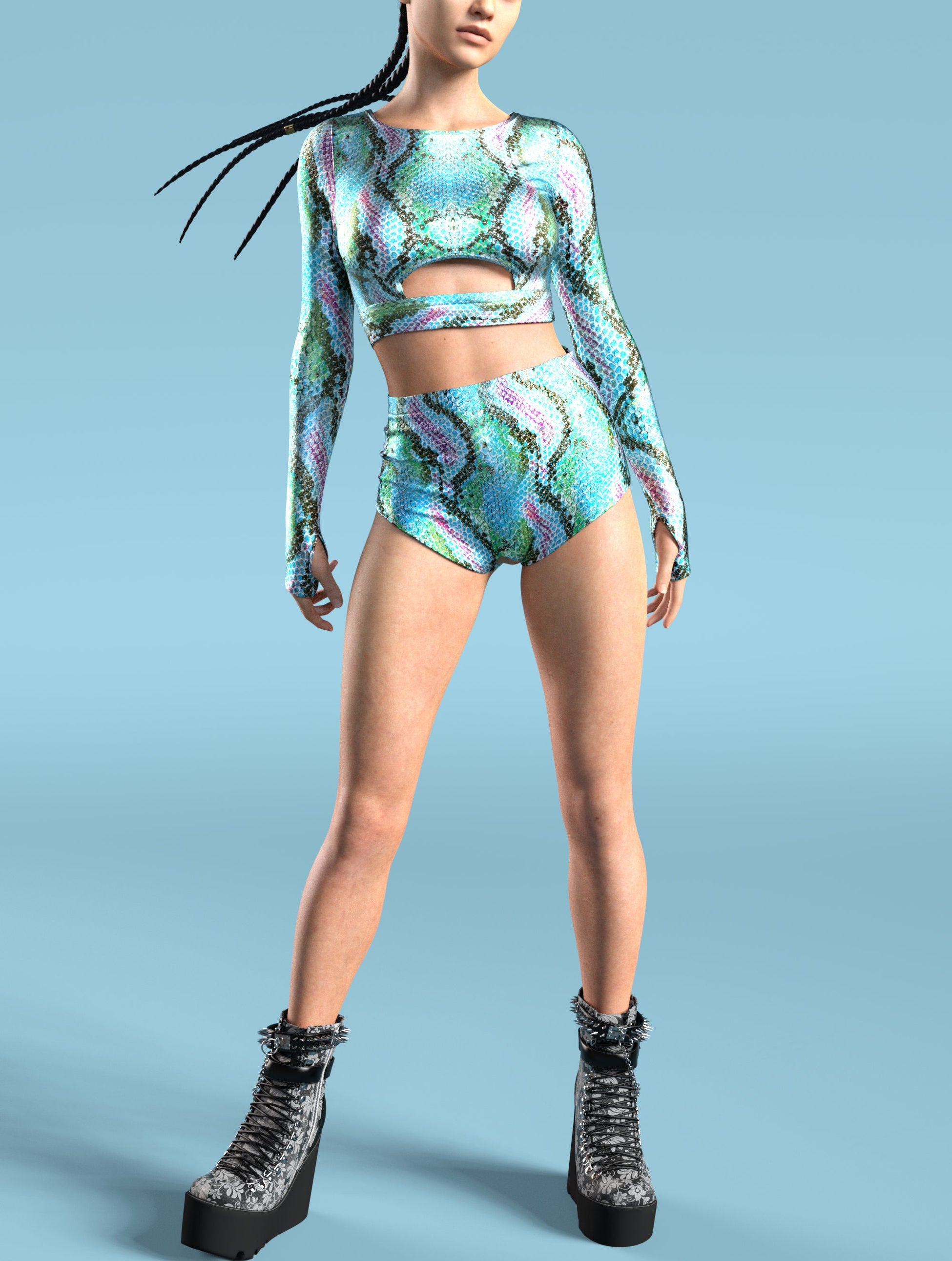Crocodile Dundy LB Set 2