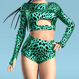 Green Leopardy LB Set