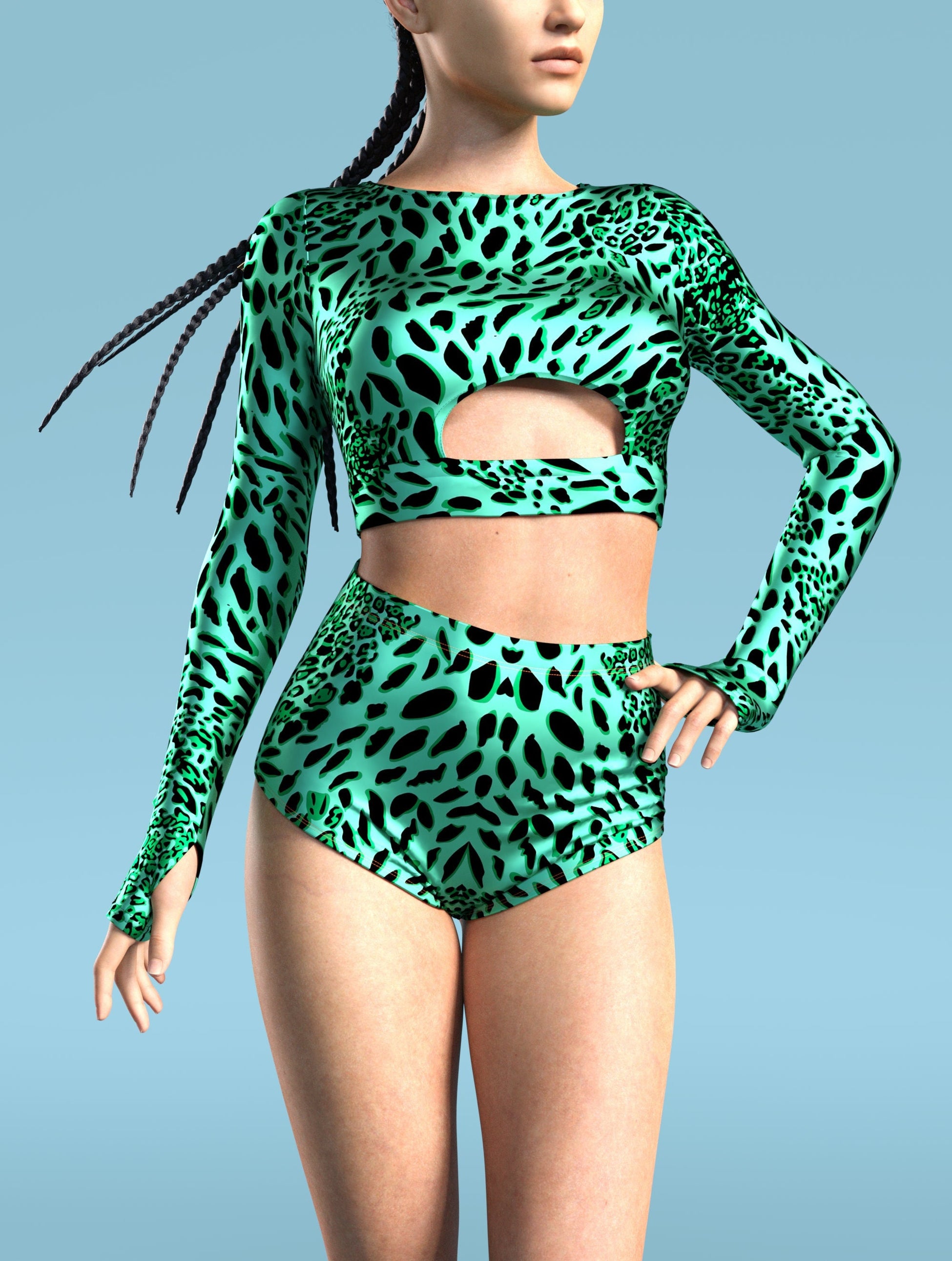 Green Leopardy LB Set 1