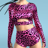 Pink Leopardy LB Set