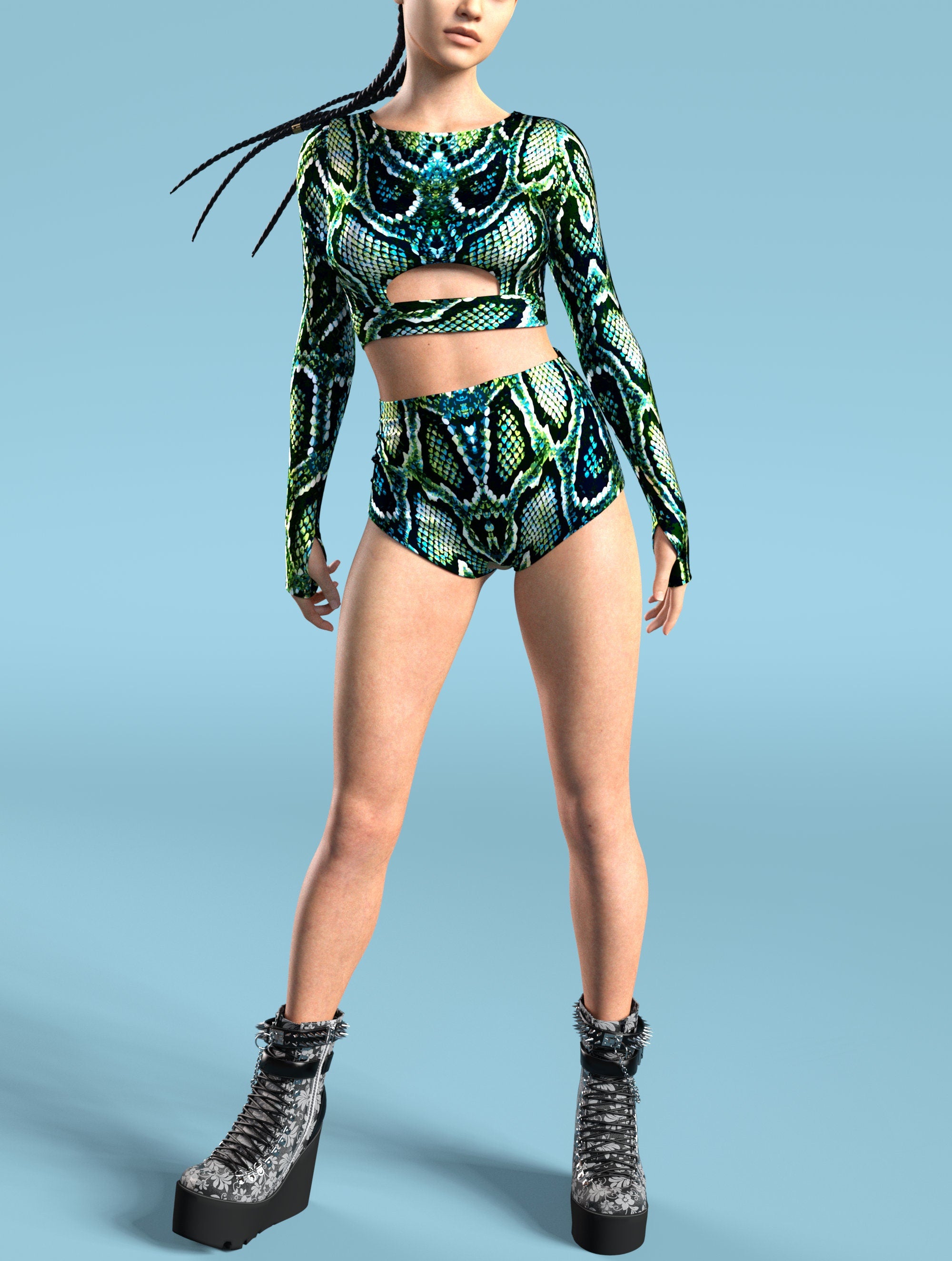 Green Anaconda LB Set Green