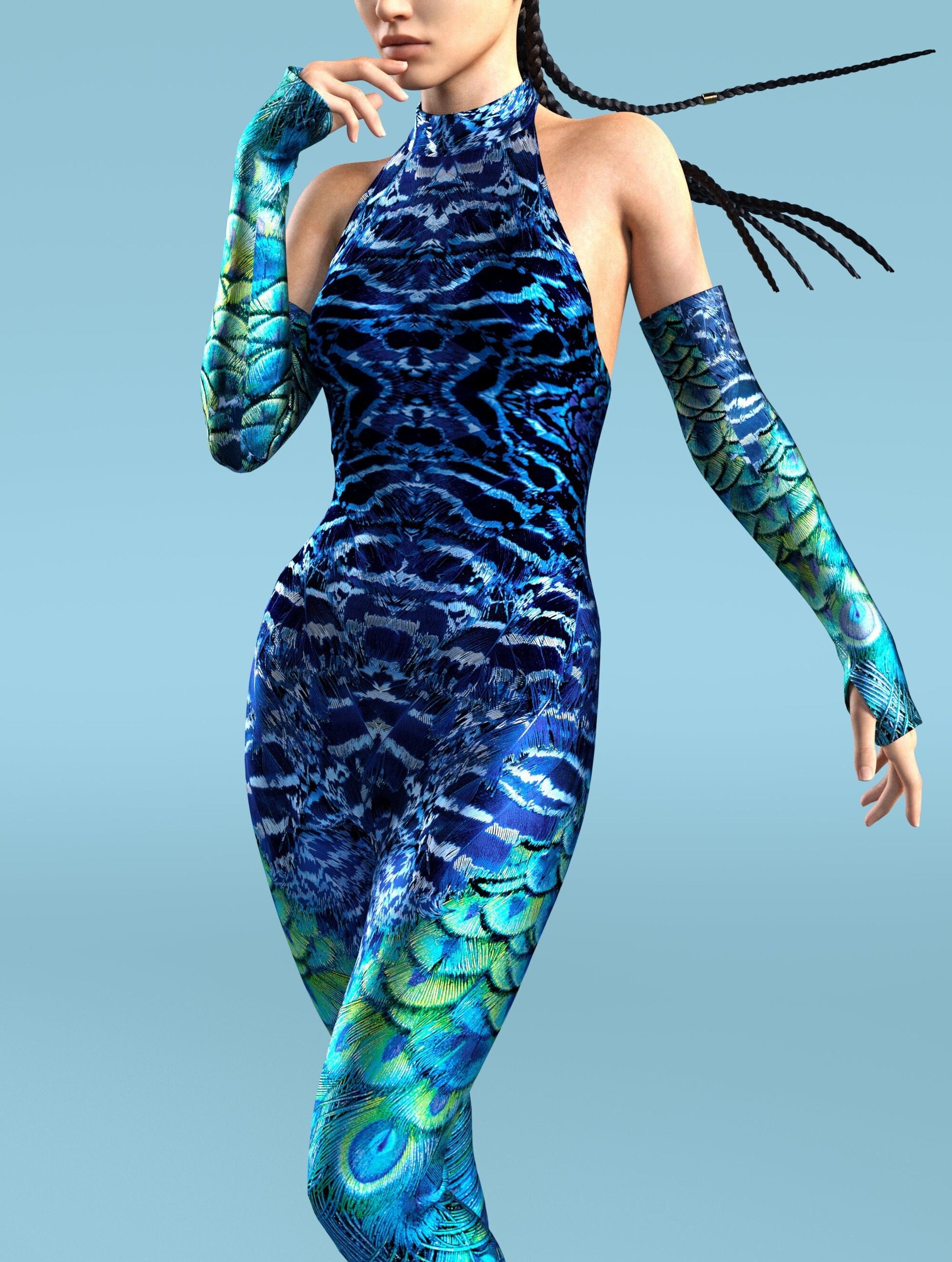 Peekok Neck Tie Costume 1