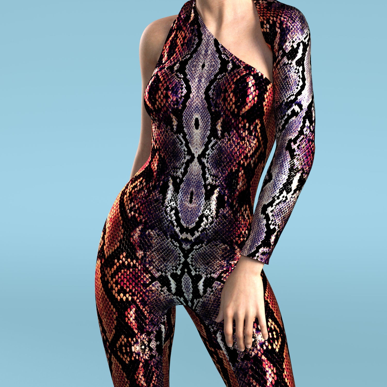 Red MF Asymmetrical2 Costume