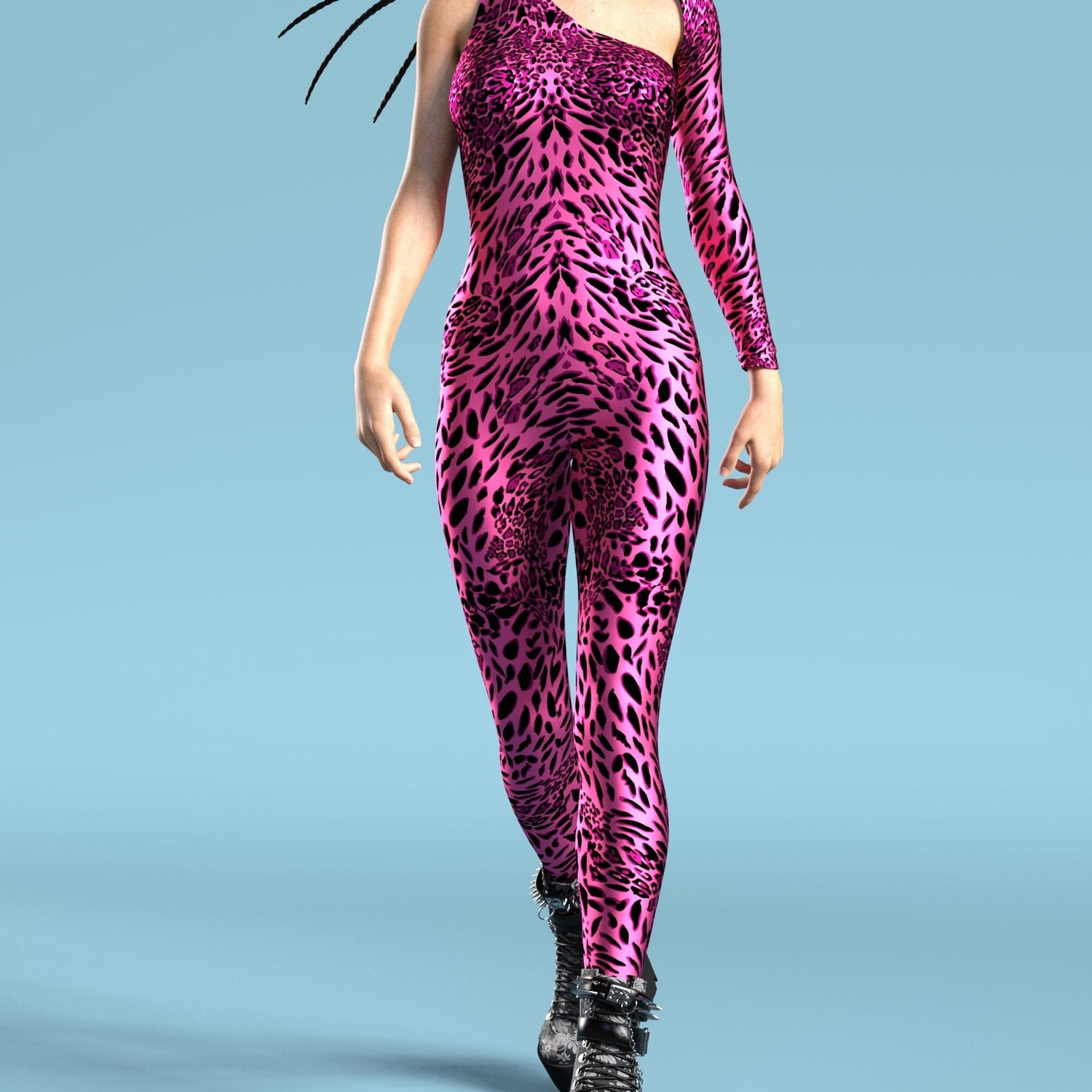 Pink Leopardy Asymmetrical2 Costume Festival, Cosplay