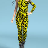 Yellow Zebry Asymmetrical2 Costume