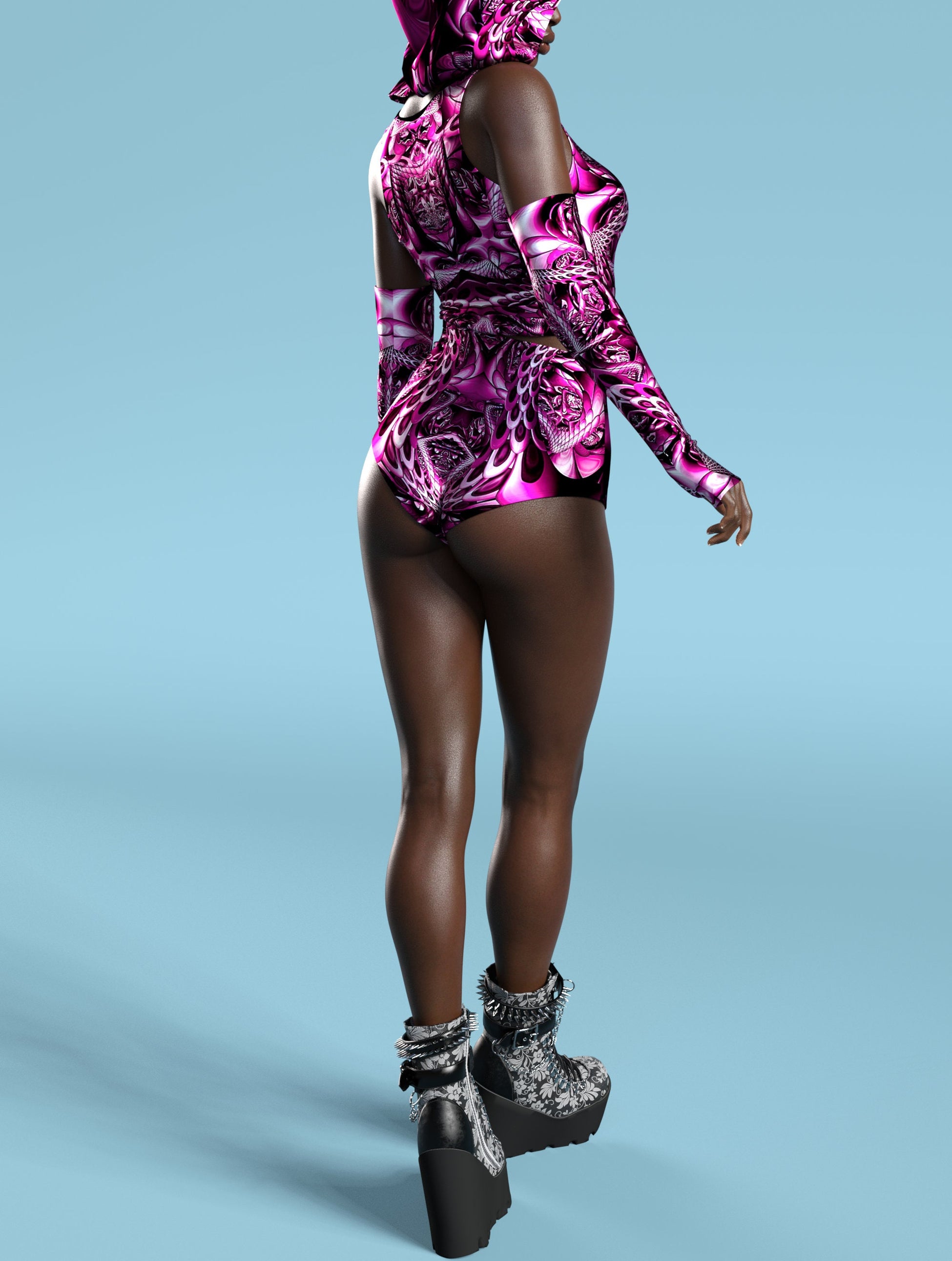 Metallicum Trip Magenta Hooded Set 2