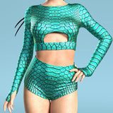 Dragon Born High Waist Shorts