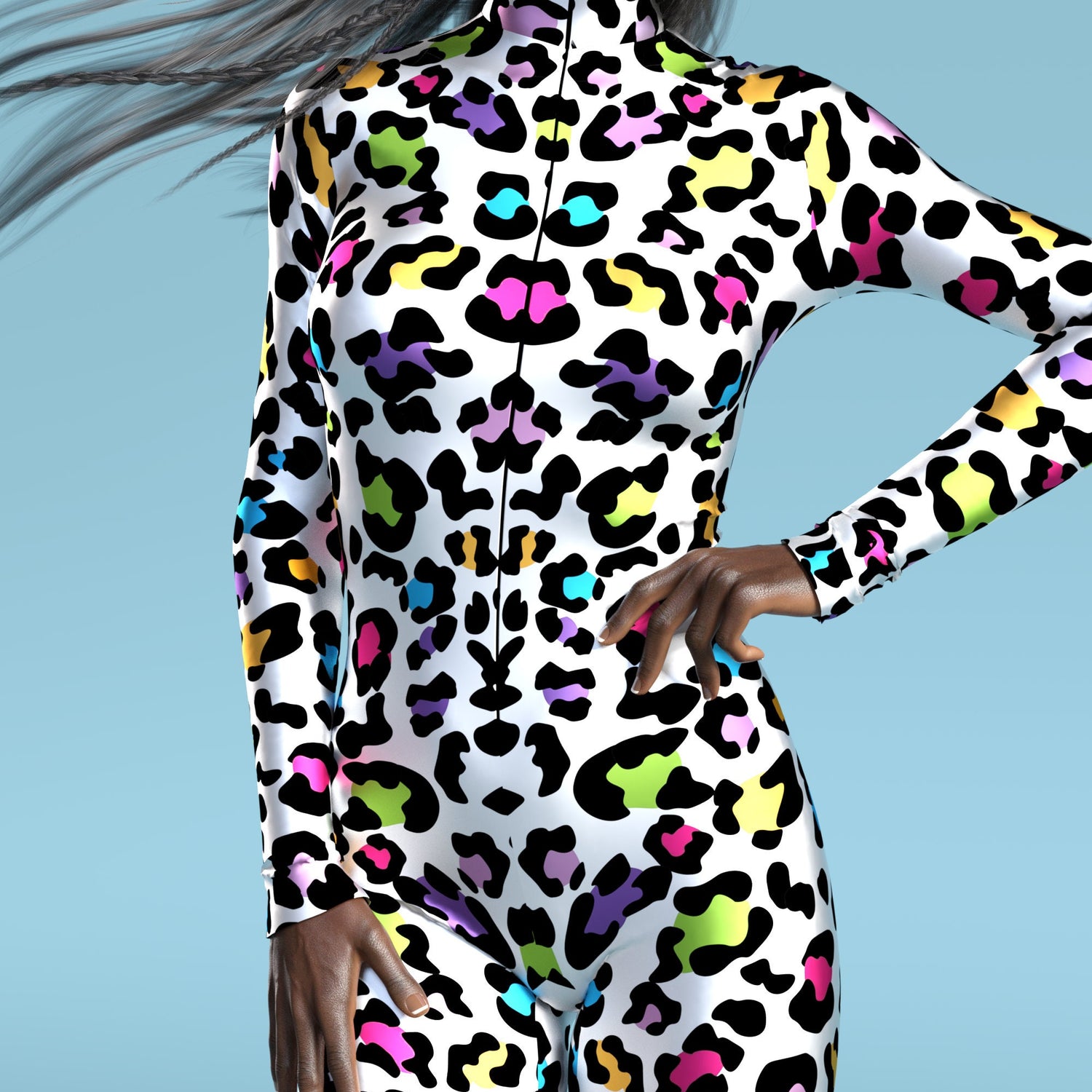 Festival Cheetah Biker Costume