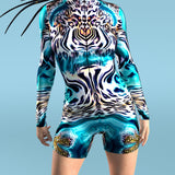 Sea Tiger Biker Costume