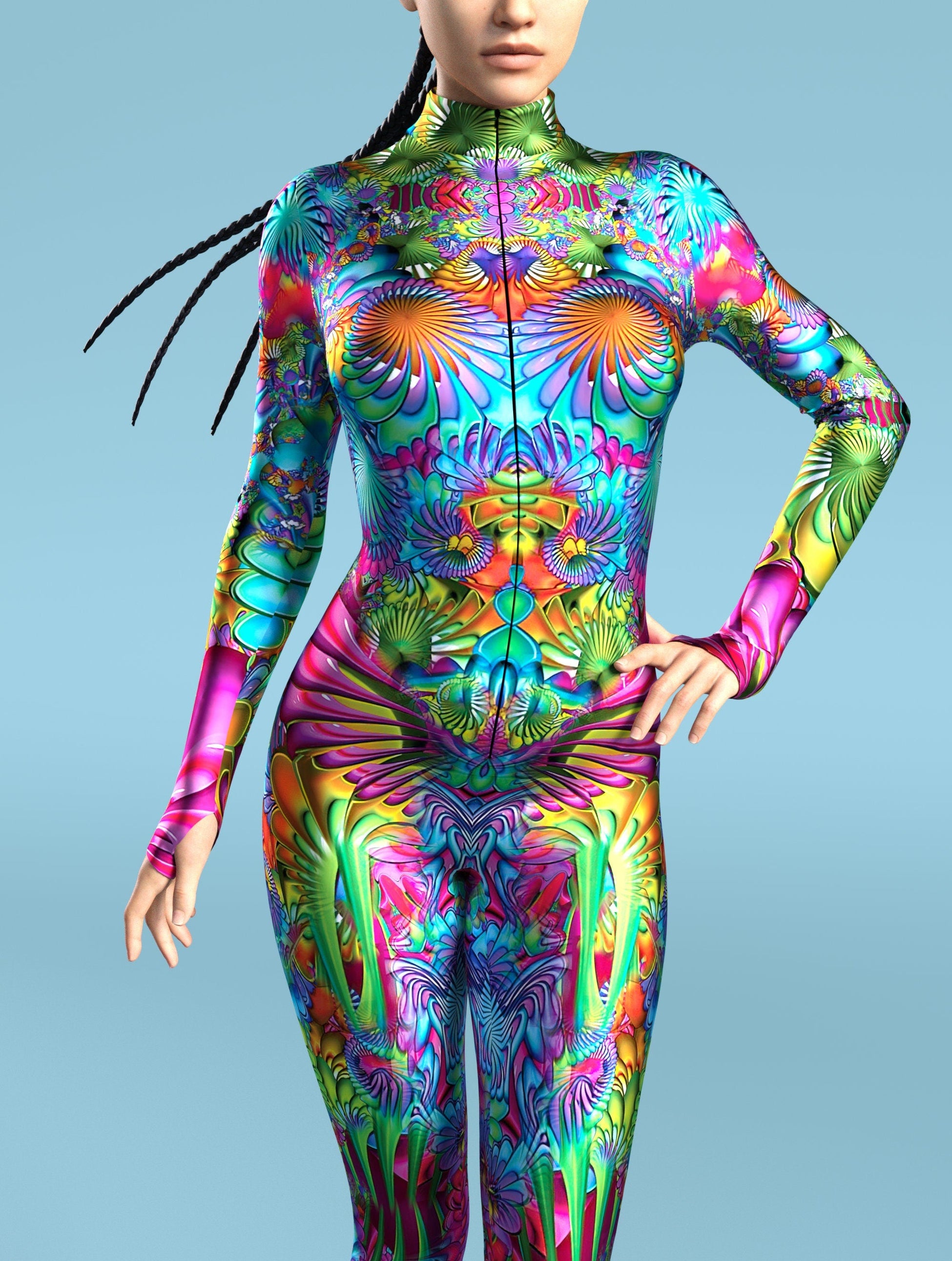 Floral Time Traveler Costume 1