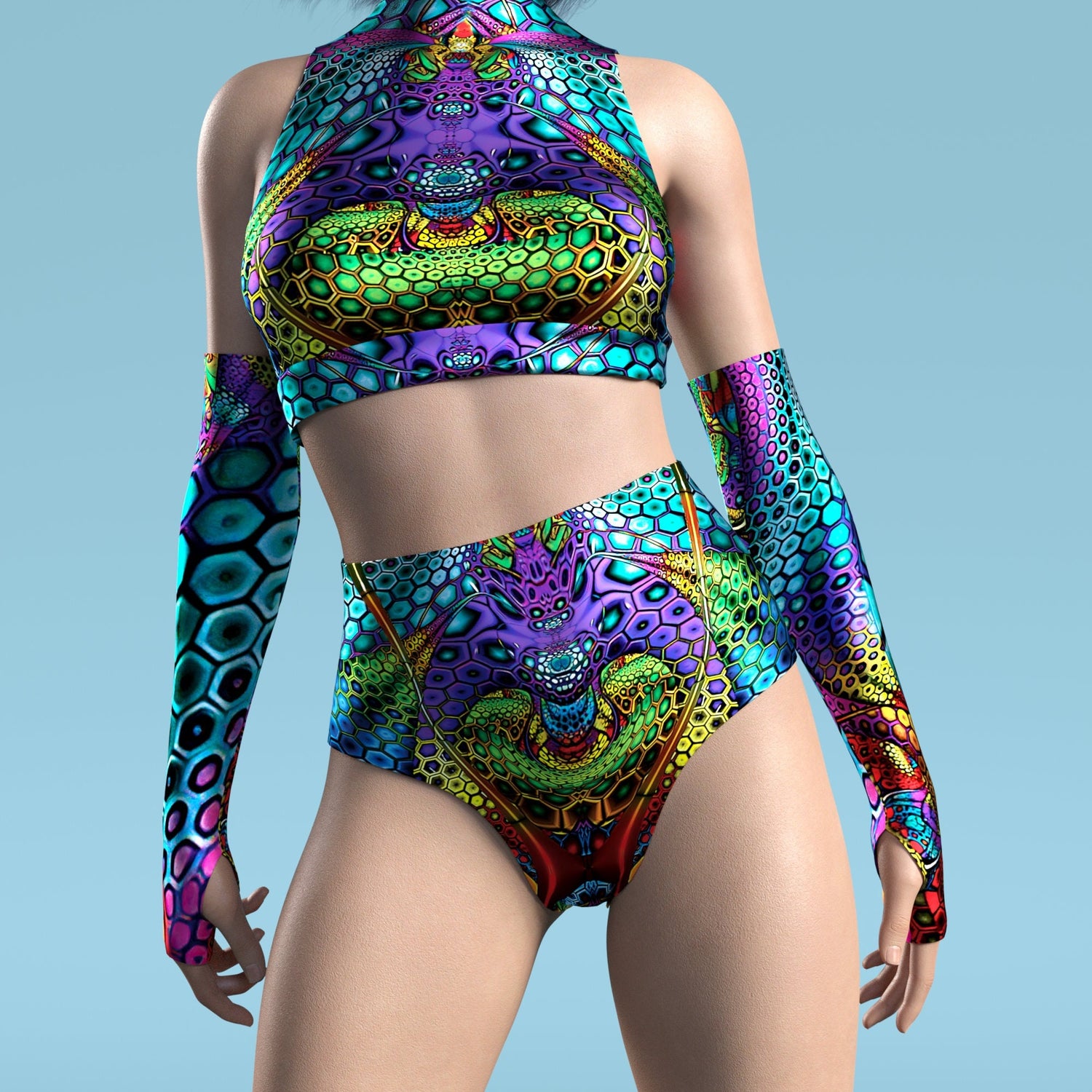 Lucid Geometry Tube Top