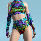 Lucid Geometry Tube Top