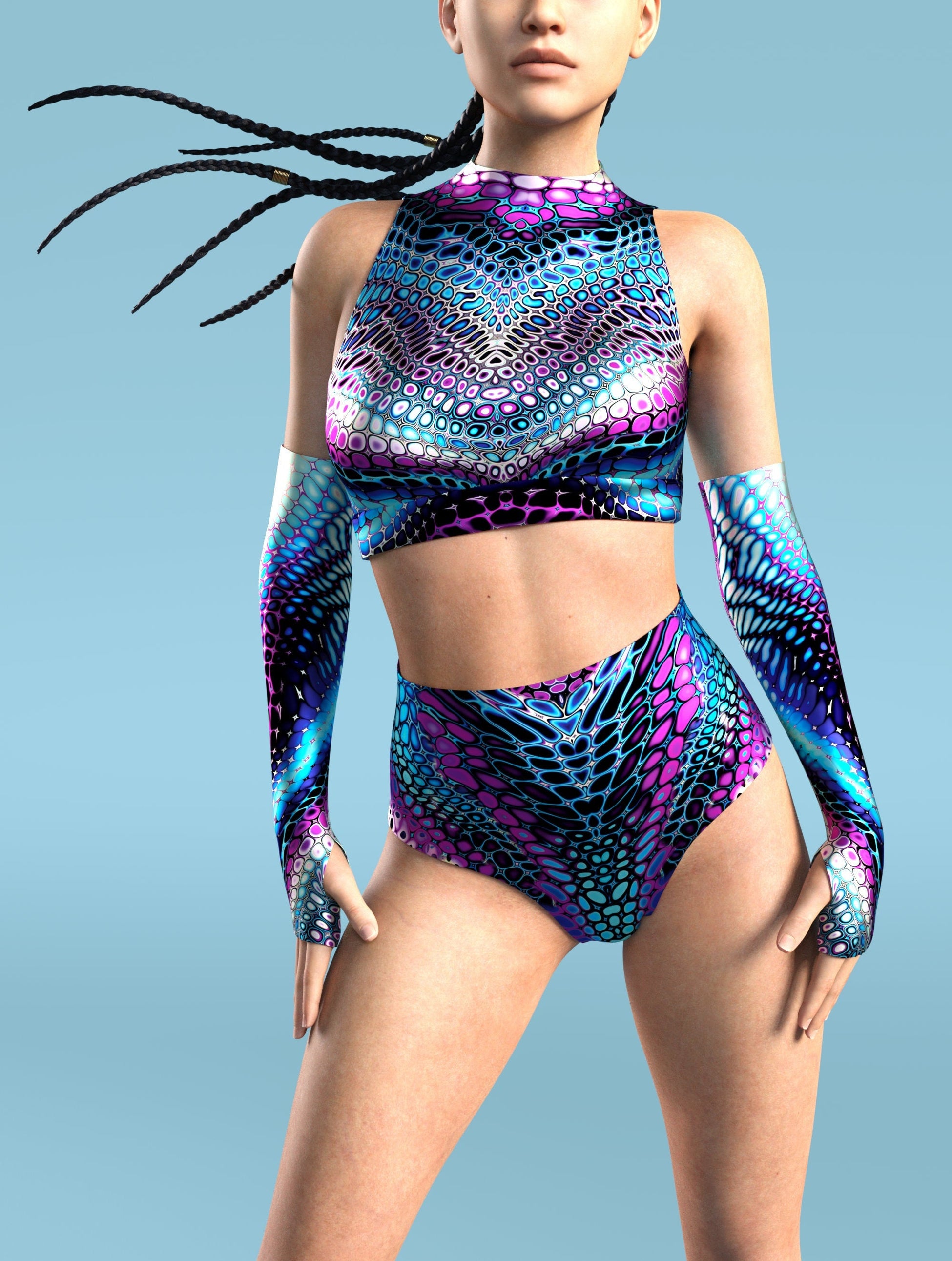 Hallucigen Skin Cut HW Shorts 1