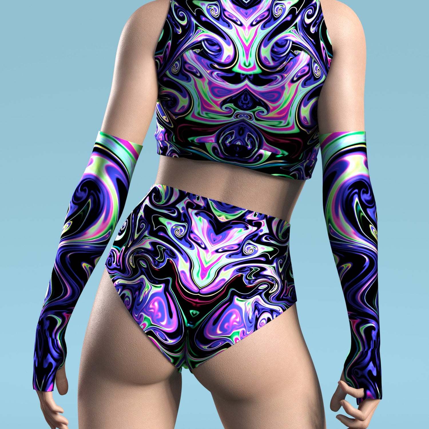 Invader Splash Rave Set Blue