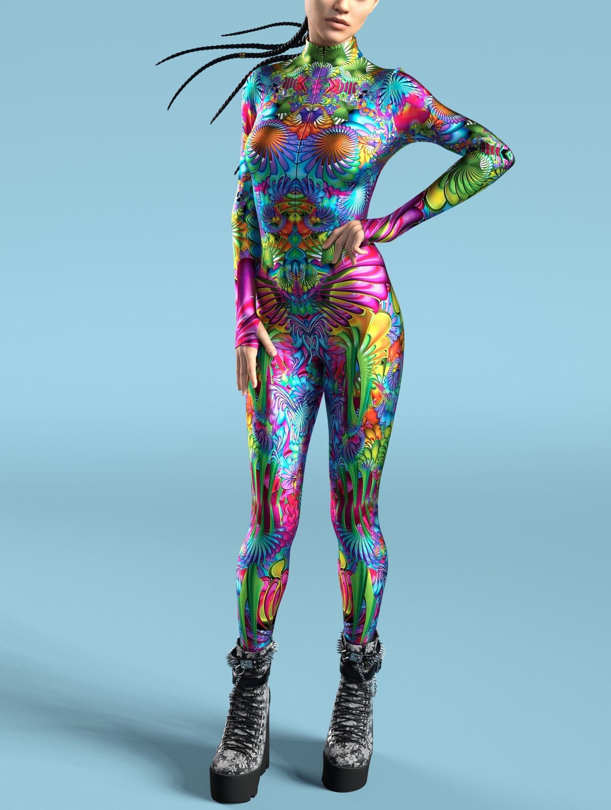 Floral Time Traveler Costume 2