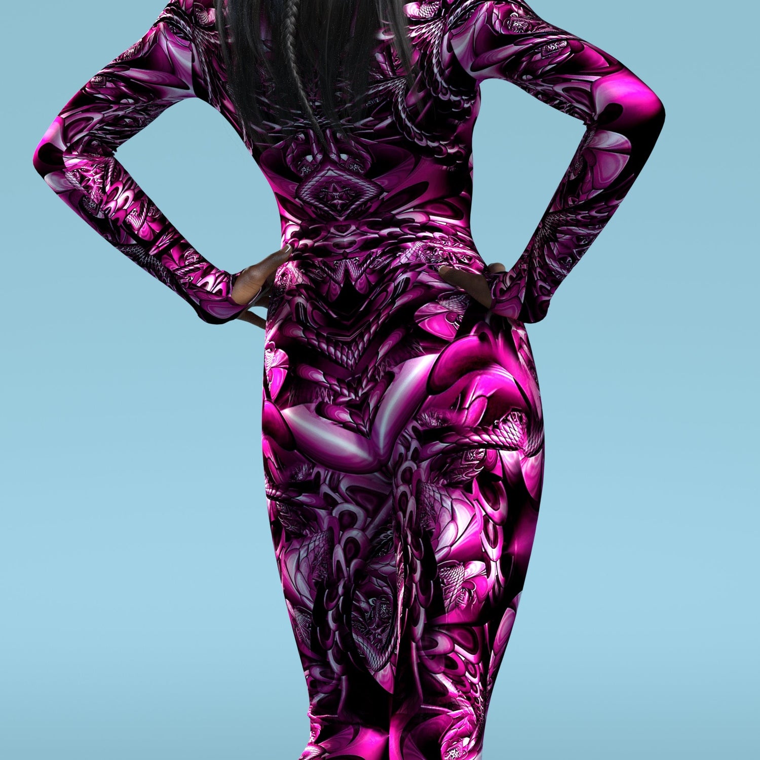 Metallicum Trip Magenta Costume Lycra