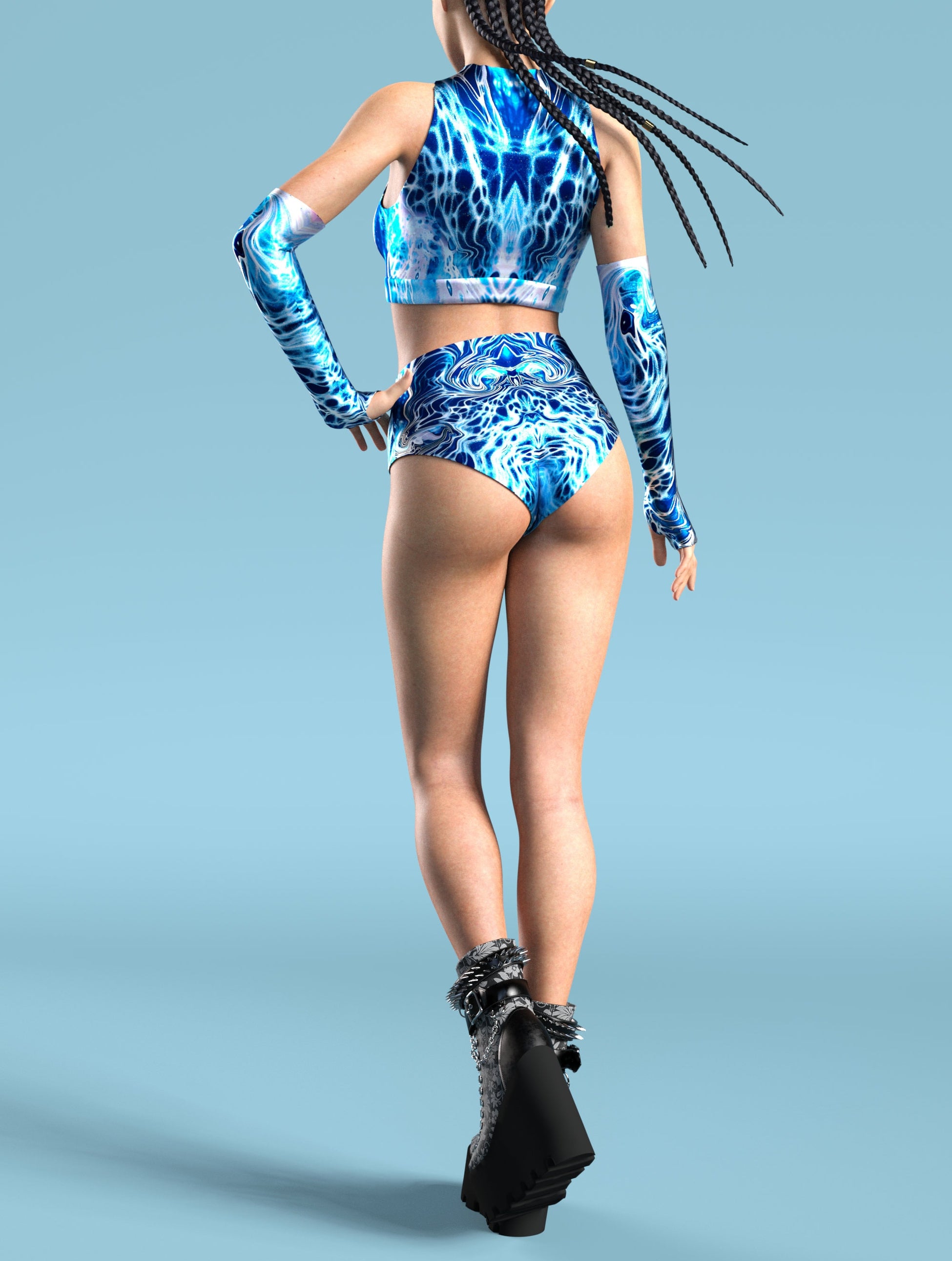 Western Shore Cut HW Shorts 2